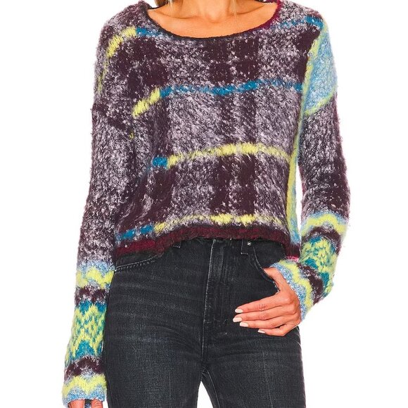NWT FREE PEOPLE Emerson Pullover Crop Sweater - Picture 1 of 10